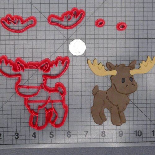 Moose Body 266-G870 Cookie Cutter Set