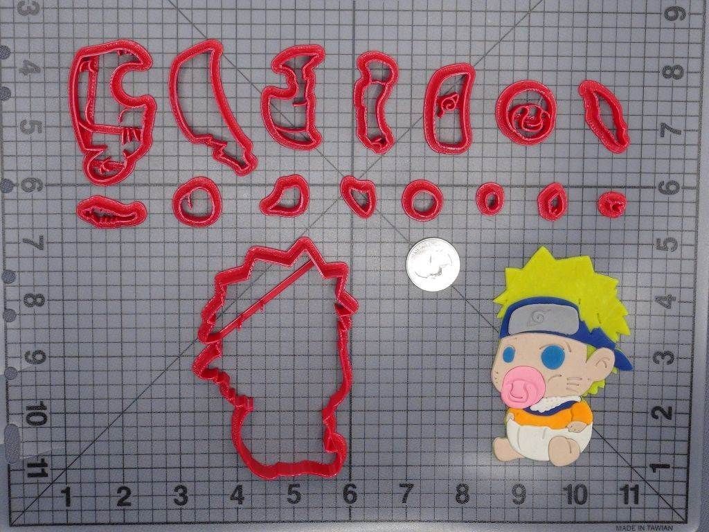 Naruto Baby Body 266-G865 Cookie Cutter Set