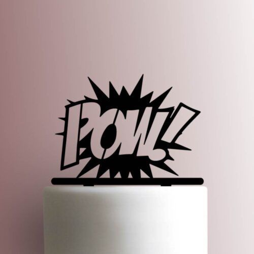 POW Action Bubble 225-A992 Cake Topper