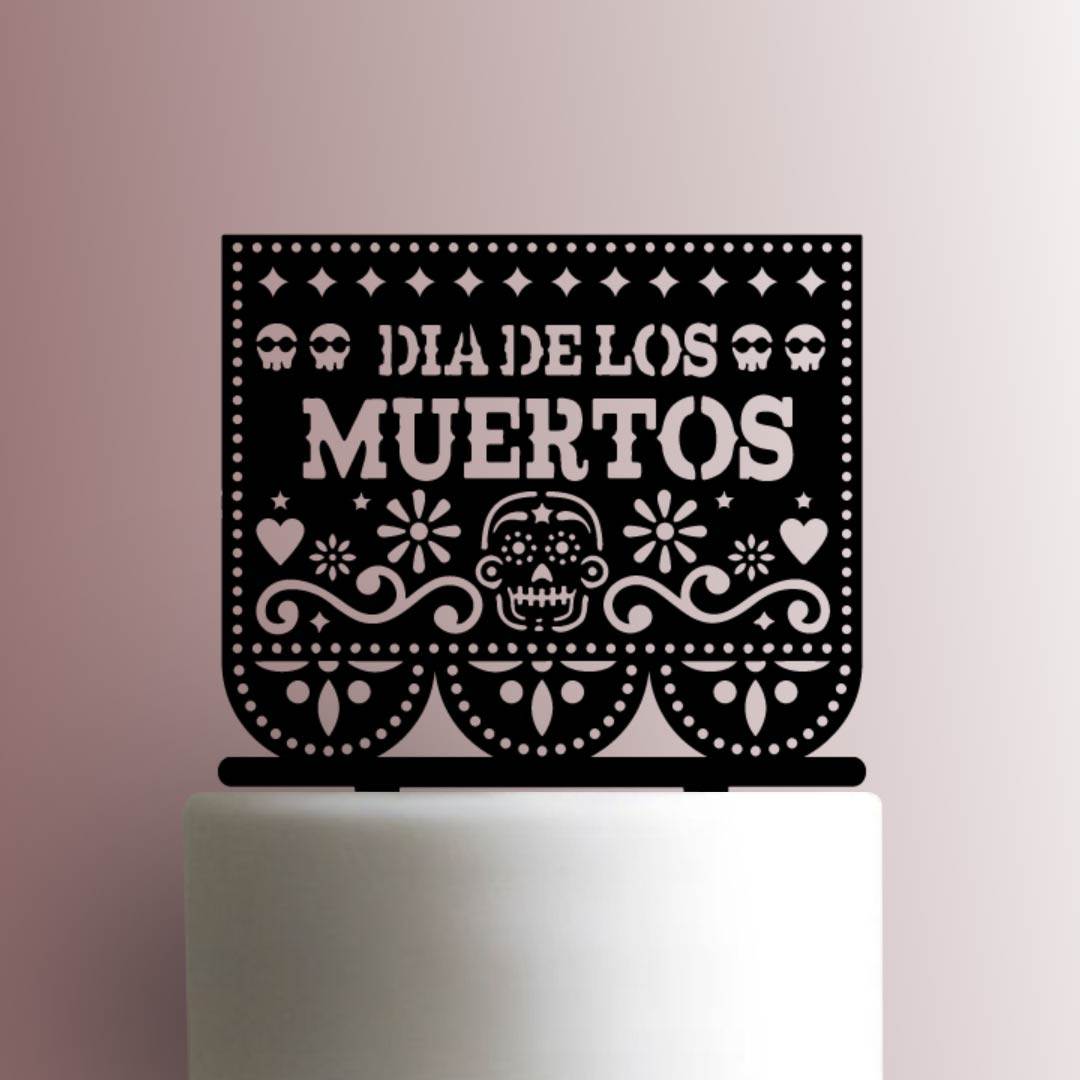 Dia De Los Muertos - Papel Picado 225-A989 Cake Topper