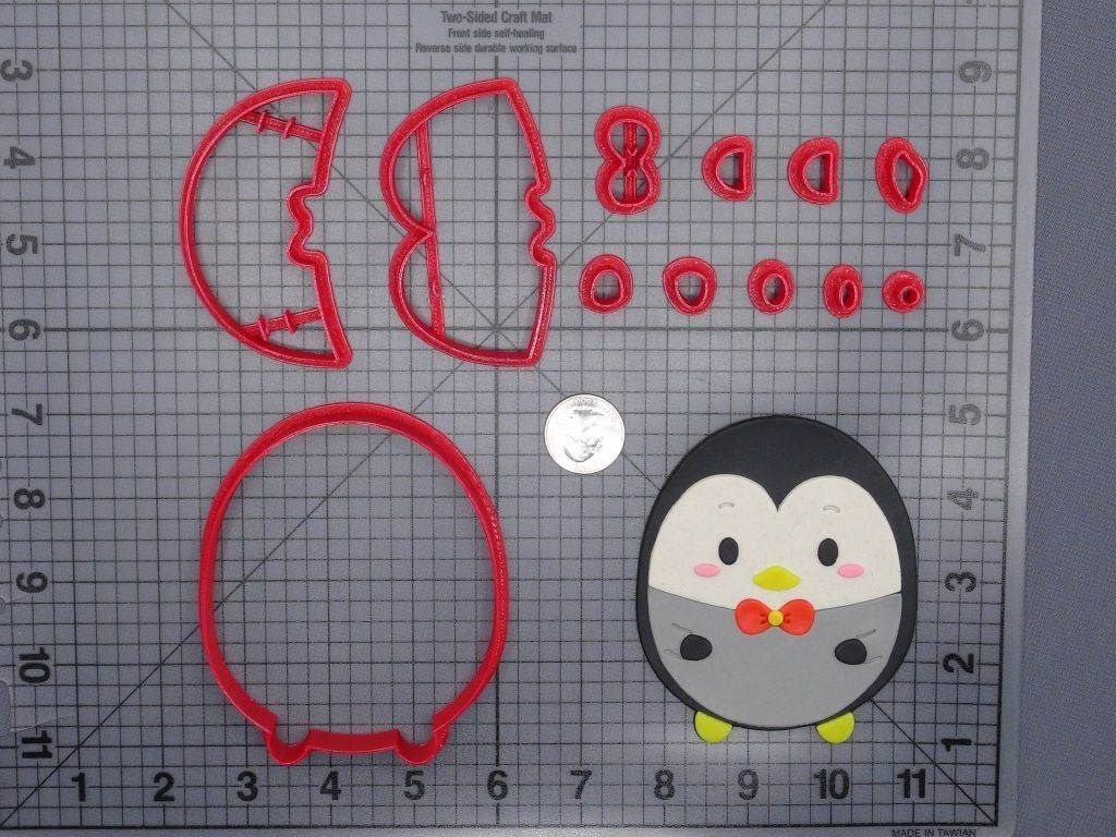 Penguin Chubby Body 266-G735 Cookie Cutter Set