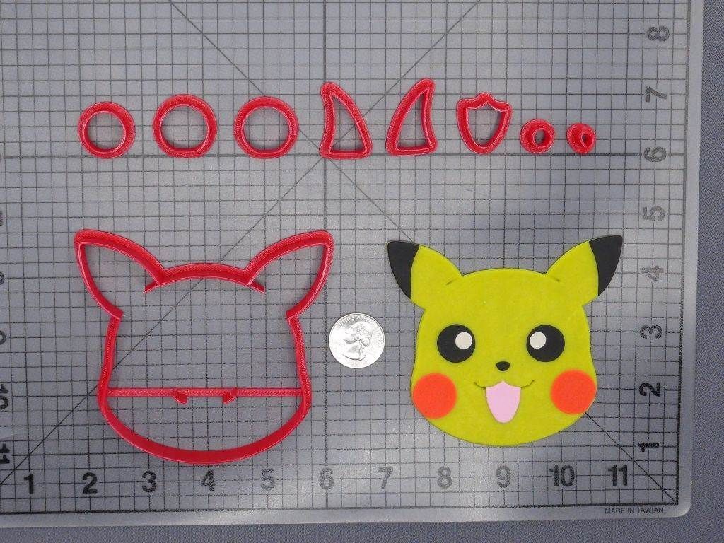 Pokemon - Pikachu Head 266-G861 Cookie Cutter Set
