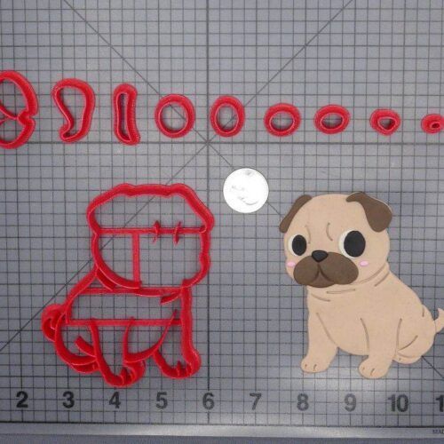 Pug Dog Body 266-G736 Cookie Cutter Set