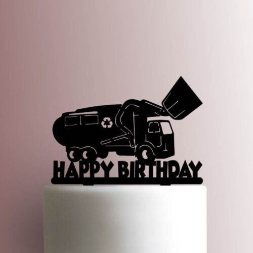 Recycle Truck Happy Birthday 225-A982 Cake Topper