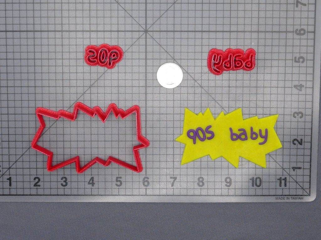 Rugrats - 90s Baby 266-F057 Cookie Cutter Set