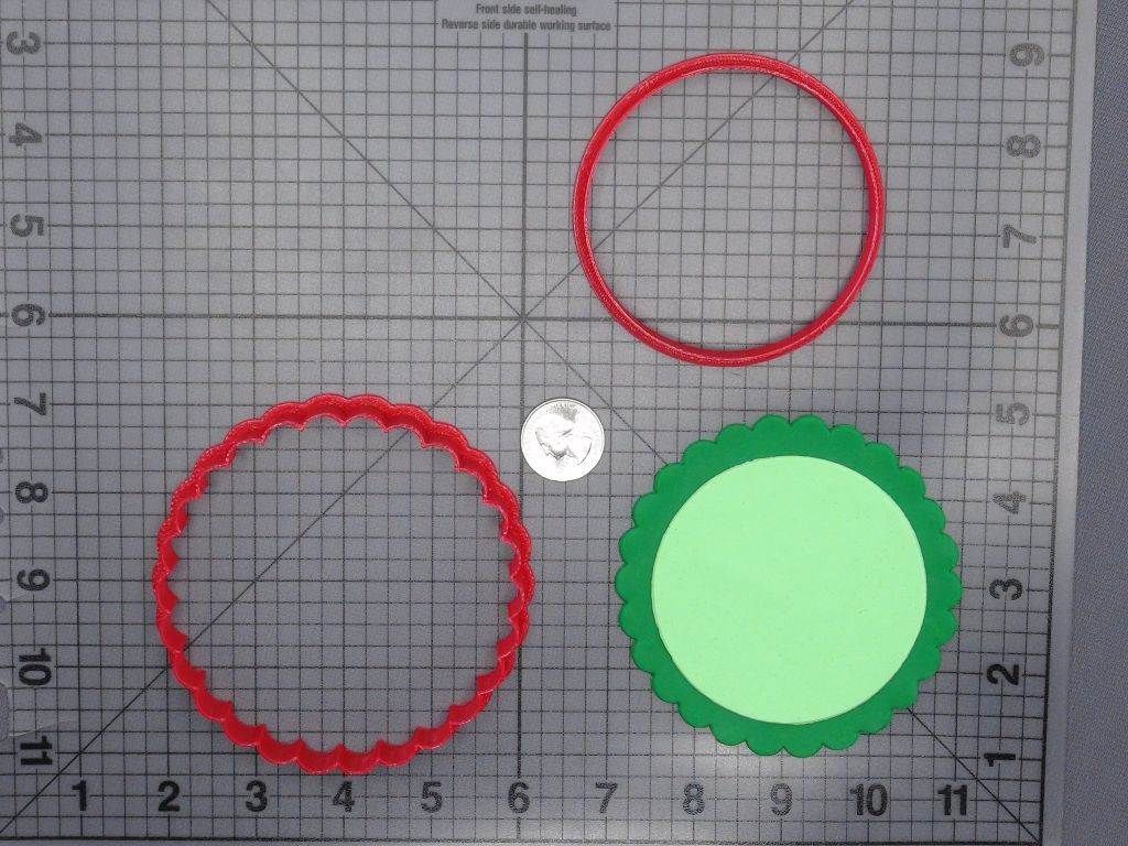Scalloped Circle 266-G768 Cookie Cutter Set