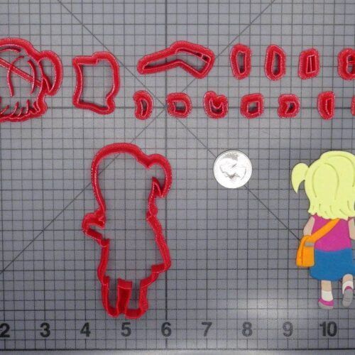 School Girl 266-G766 Cookie Cutter Set