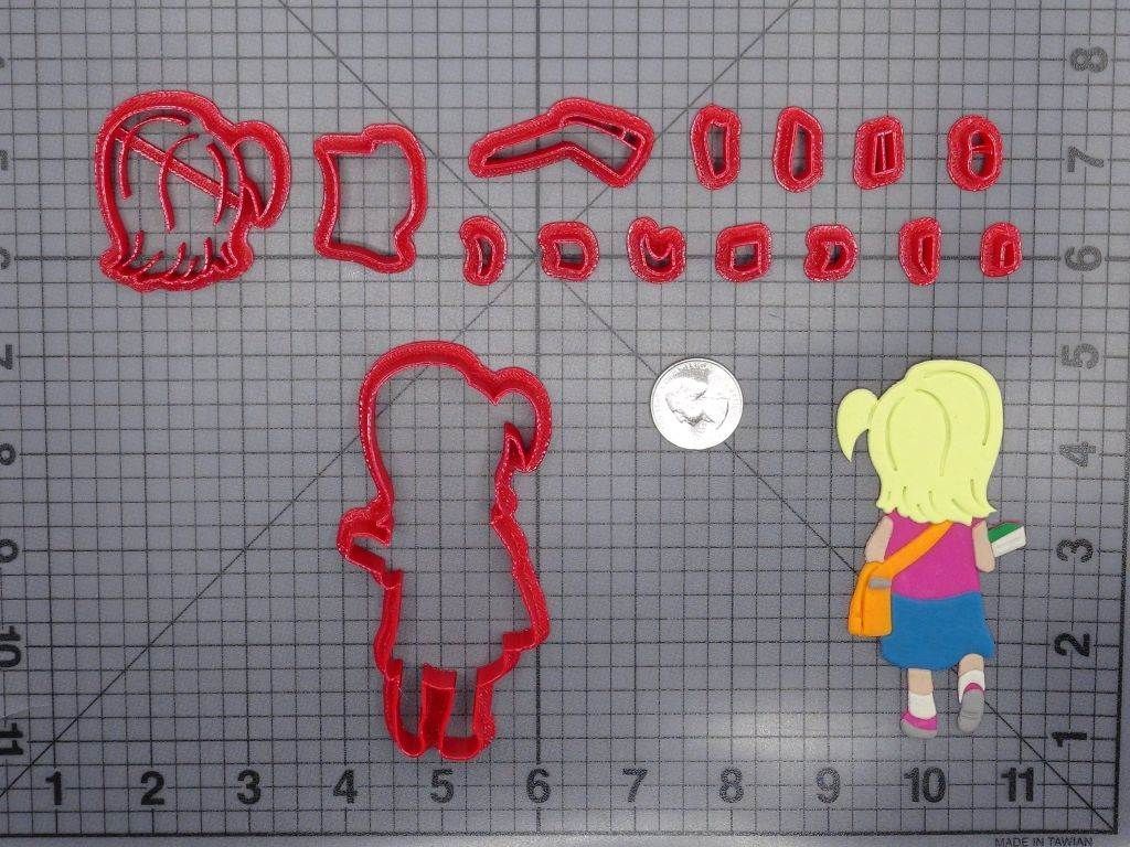 School Girl 266-G766 Cookie Cutter Set