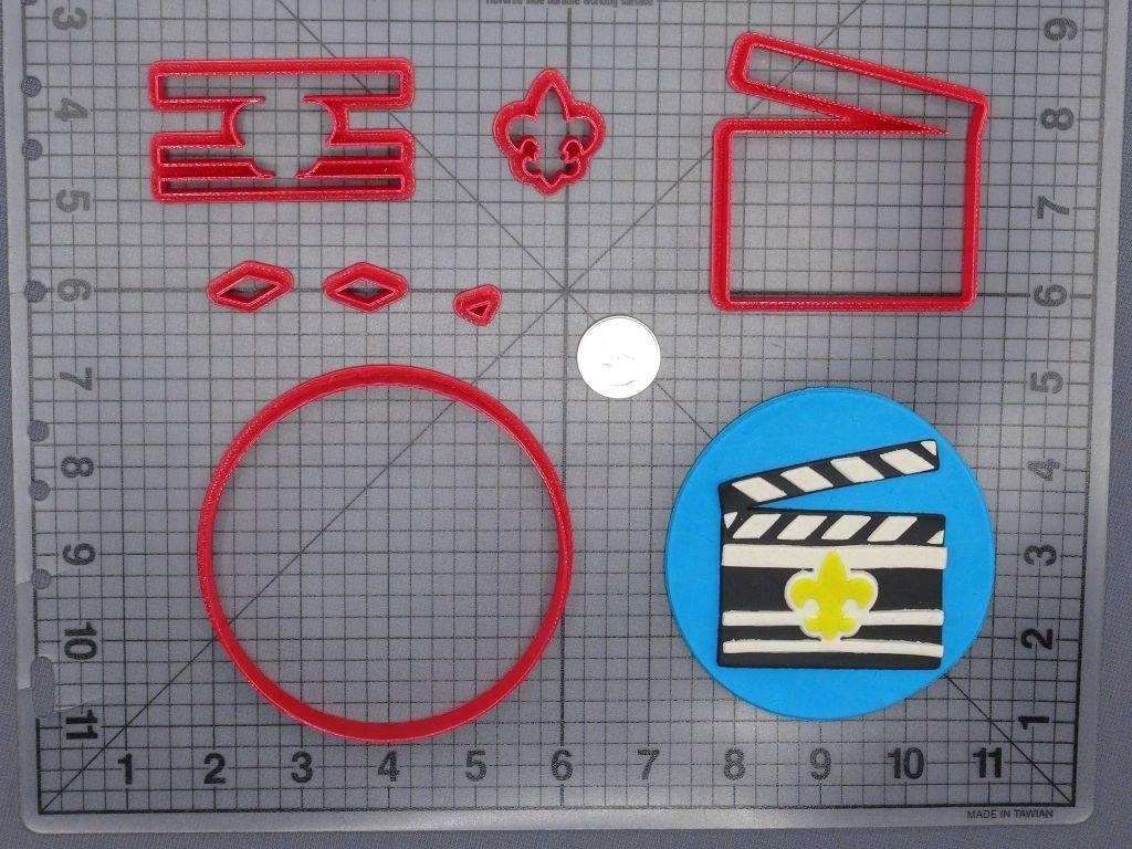 Scouts - Movie Making Merit Badge 266-G624 Cookie Cutter Set