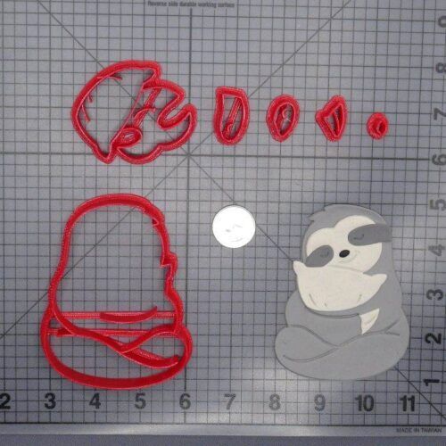 Sloth with Pillow 266-F011 Cookie Cutter Set