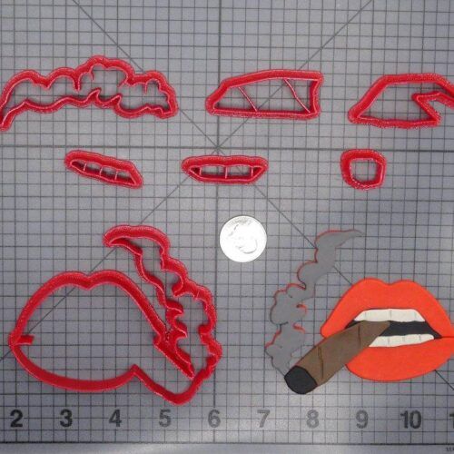 Smoking Lips 266-G869 Cookie Cutter Set