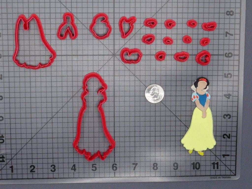 Snow White Body 266-F003 Cookie Cutter Set