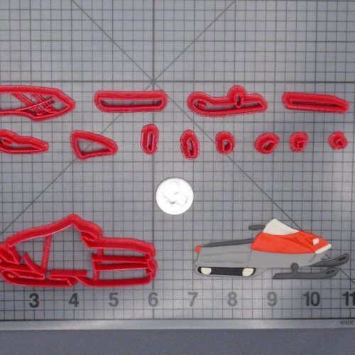 Snowmobile 266-G065 Cookie Cutter Set