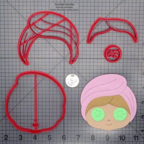 Spa Girl Head 266-E899 Cookie Cutter Set