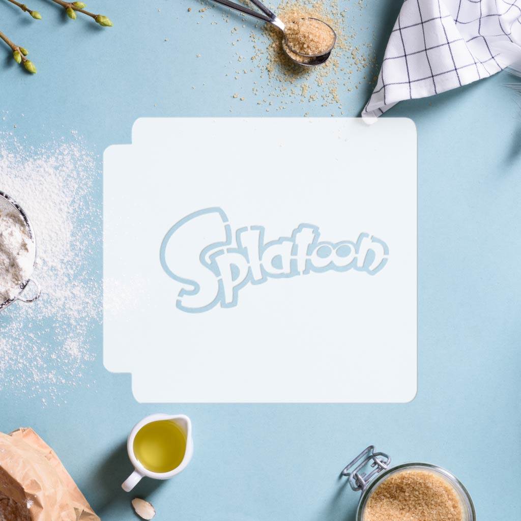 Splatoon Logo 783-G301 Stencil
