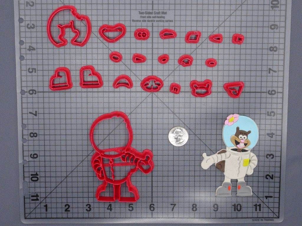 Spongebob Squarepants - Sandy Body 266-G790 Cookie Cutter Set