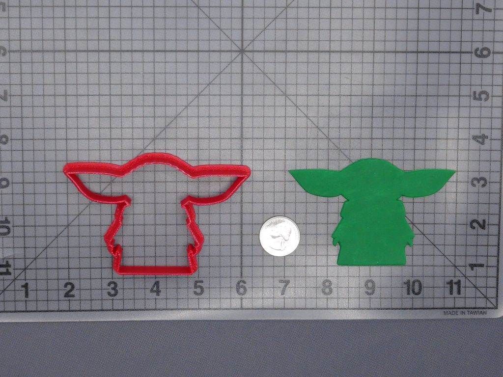 Star Wars The Mandalorian - Grogu Body 266-G845 Cookie Cutter Silhouette