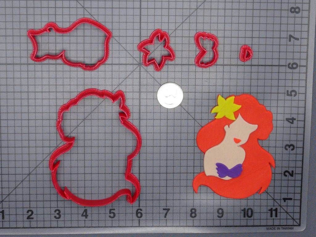 The Little Mermaid - Ariel 266-G283 Cookie Cutter Set