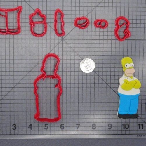 The Simpsons - Homer Body 266-F021 Cookie Cutter Set
