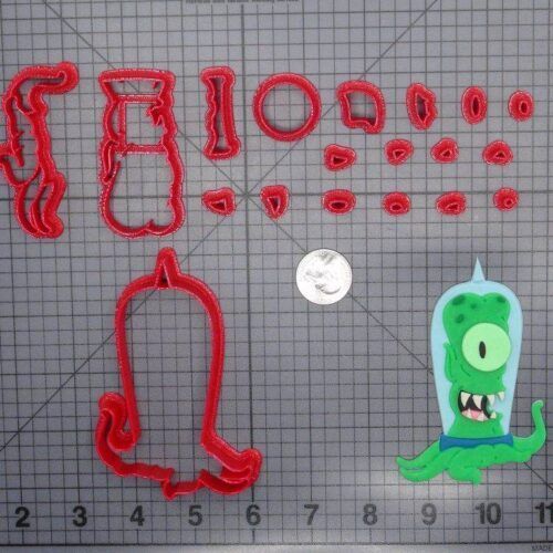 The Simpsons - Kang Kodos Body 266-G716 Cookie Cutter Set