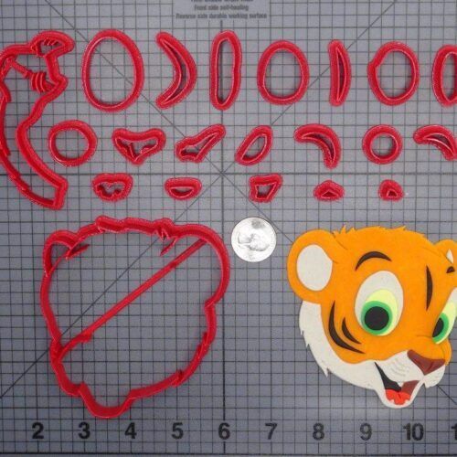 Tiger Head 266-G698 Cookie Cutter Set