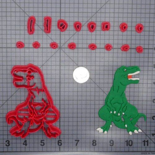 Tyrannosaurus Rex Dinosaur Body 266-F924 Cookie Cutter Set