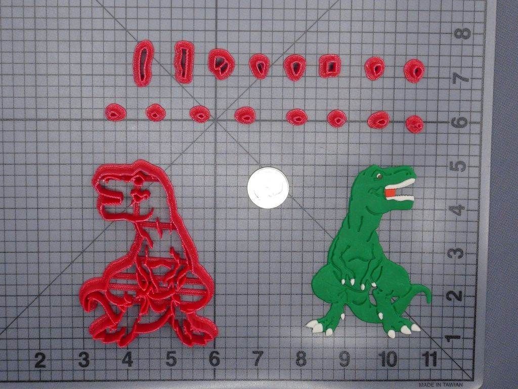 Tyrannosaurus Rex Dinosaur Body 266-F924 Cookie Cutter Set