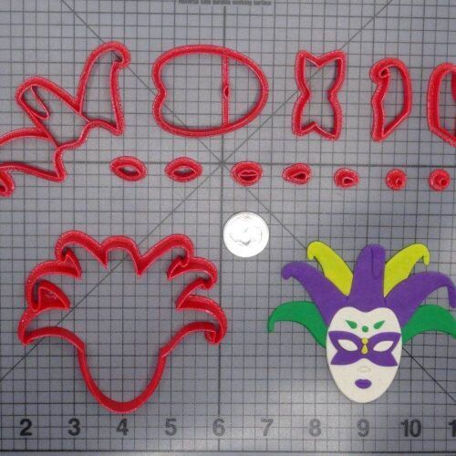 Venetian Mask 266-G806 Cookie Cutter Set
