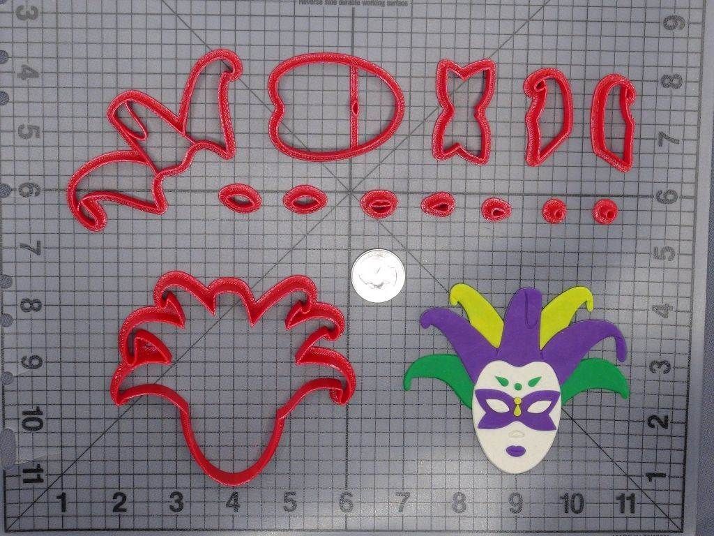 Venetian Mask 266-G806 Cookie Cutter Set