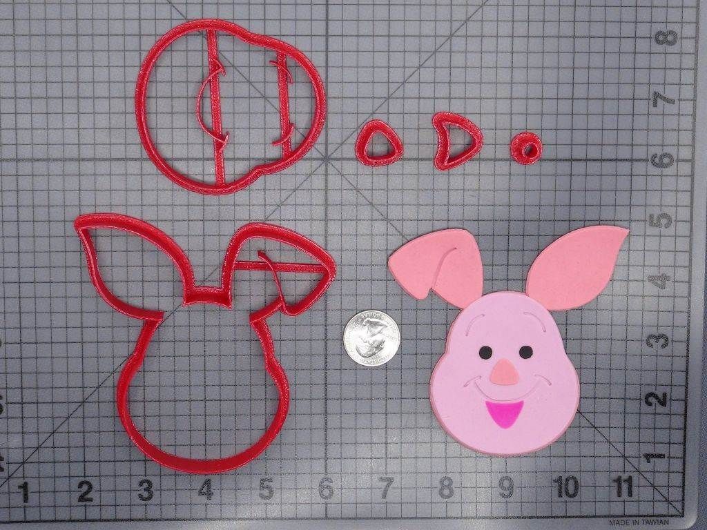 Winnie the Pooh - Piglet Head 266-G842 Cookie Cutter Set