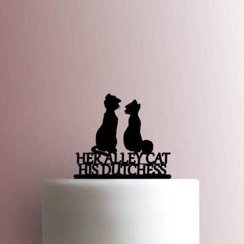 Aristocats - Her Alley Cat His Dutchess 225-B121 Cake Topper