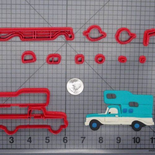 Camper Pickup Truck 266-E850 Cookie Cutter Set
