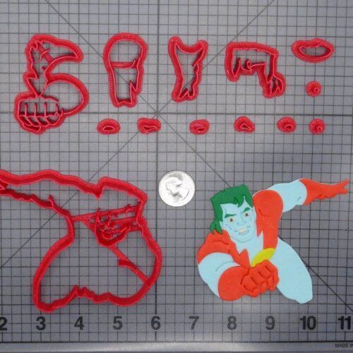 Captain Planet 266-G938 Cookie Cutter Set