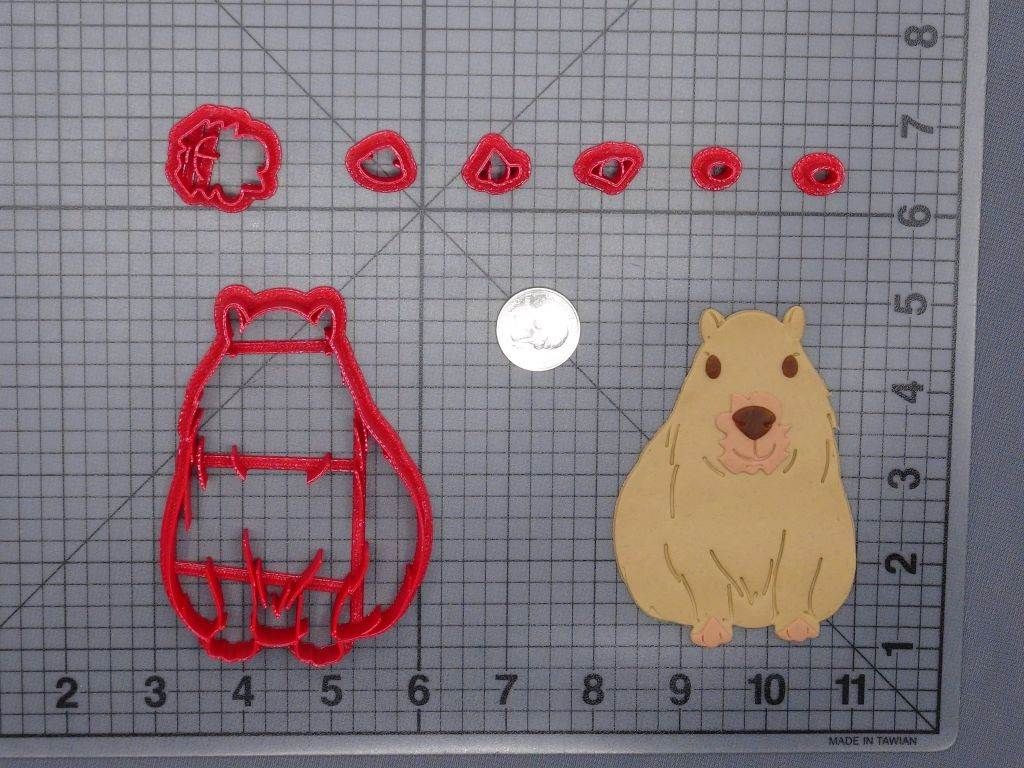 Capybara 266-E663 Cookie Cutter Set