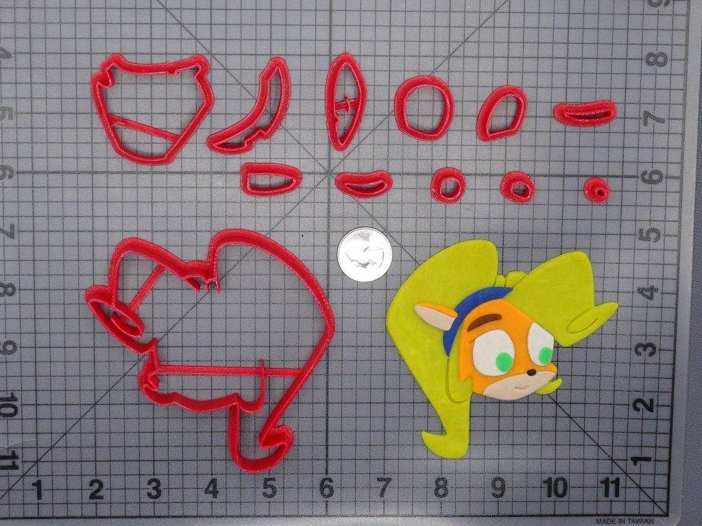Crash Bandicoot - Coco Head 266-G246 Cookie Cutter Set