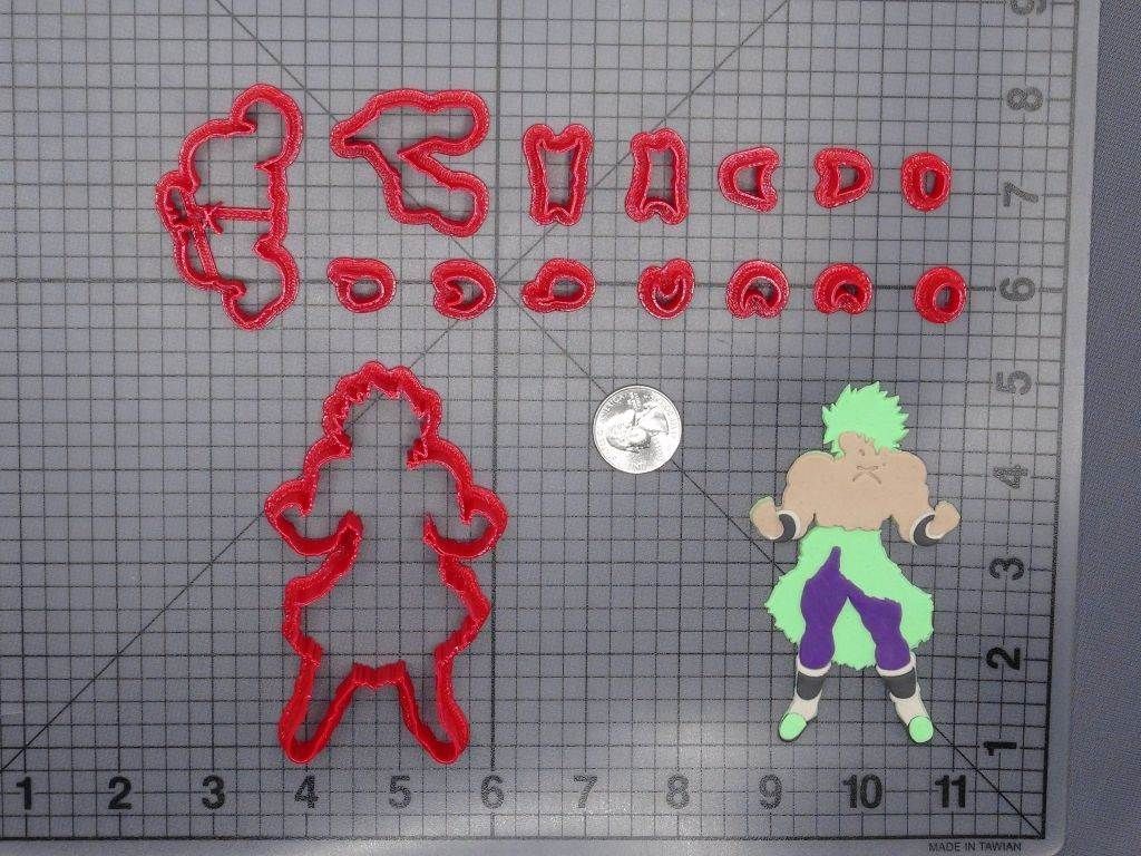 Dragon Ball Z - Broly Body 266-G897 Cookie Cutter Set