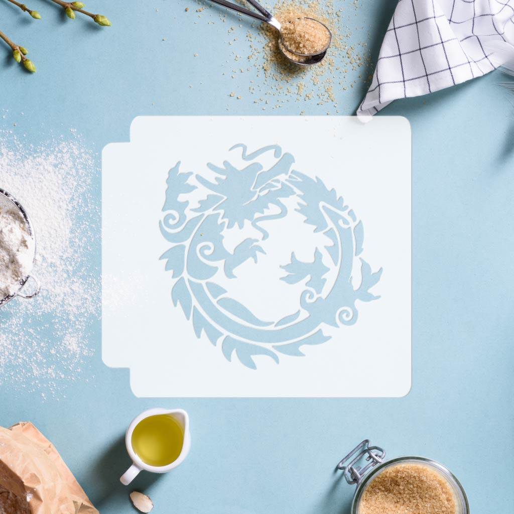 Dragon Circle 783-G339 Stencil