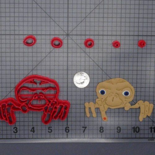 ET the Extra Terrestrial - ET 266-H300 Cookie Cutter Set