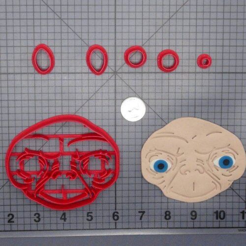 ET the Extra Terrestrial - ET Head 266-G898 Cookie Cutter Set