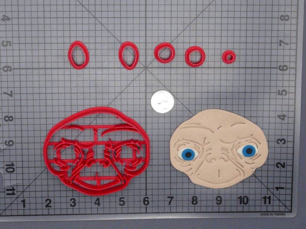 ET the Extra Terrestrial - ET Head 266-G898 Cookie Cutter Set