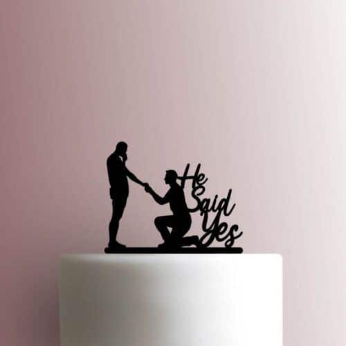 Engaged Couple 225-B069 Cake Topper