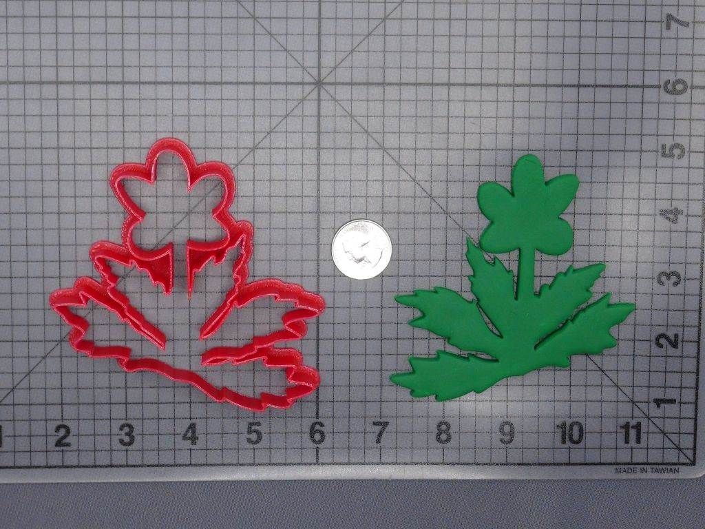 Flower 266-G956 Cookie Cutter Silhouette
