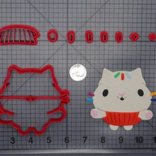Gabbys Dollhouse - Cakey Body 266-H288 Cookie Cutter Set