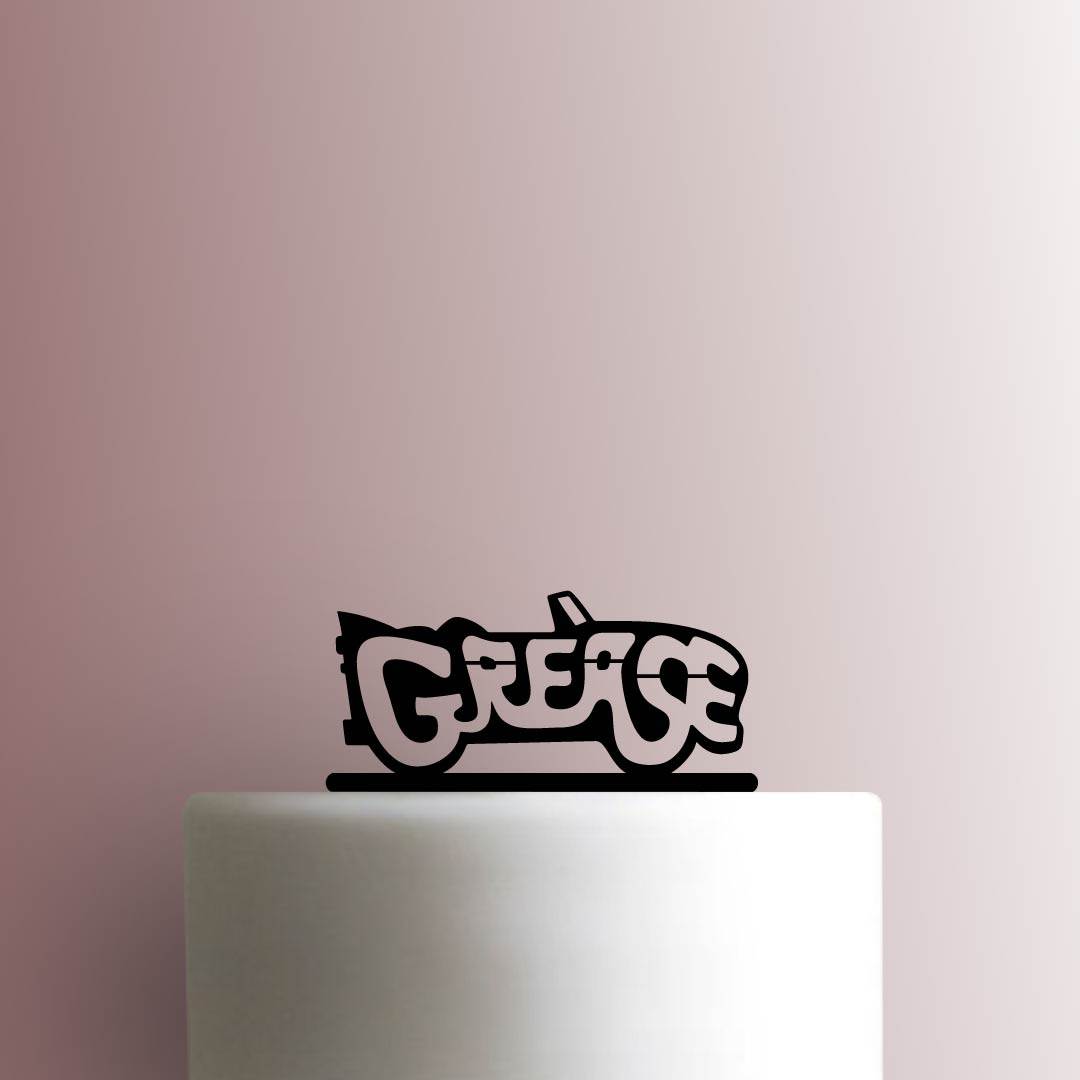 Grease Logo 225-B059 Cake Topper