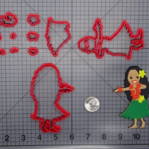 Hula Dancer 266-G947 Cookie Cutter Set