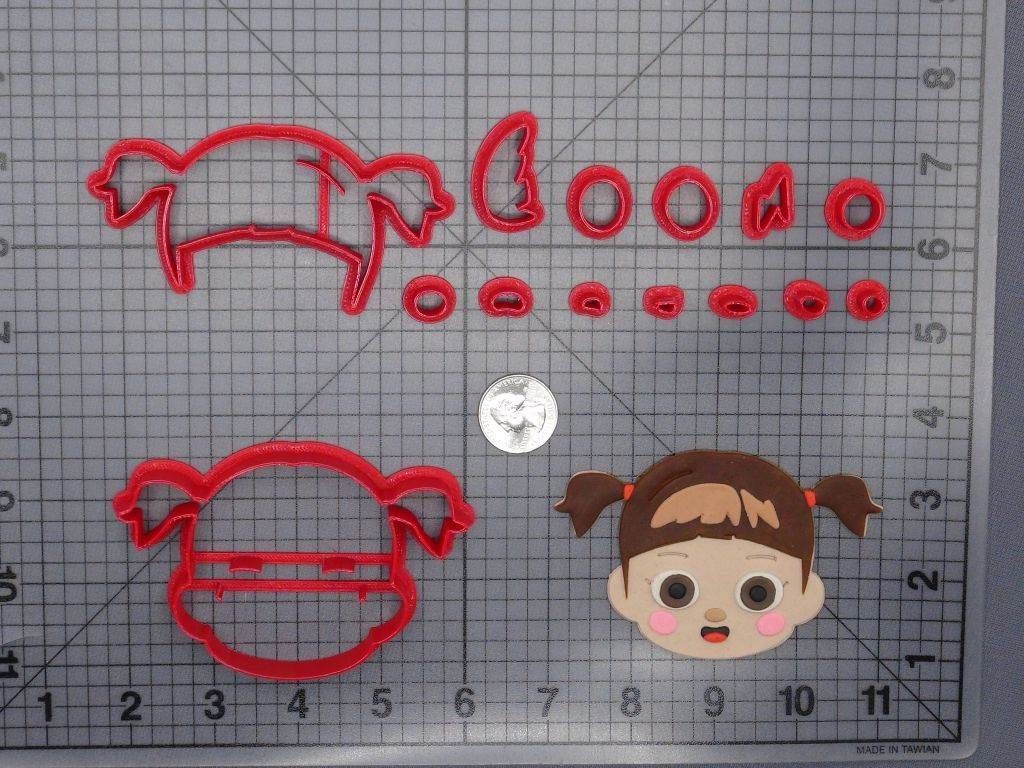 Kongsuni Head 266-G902 Cookie Cutter Set