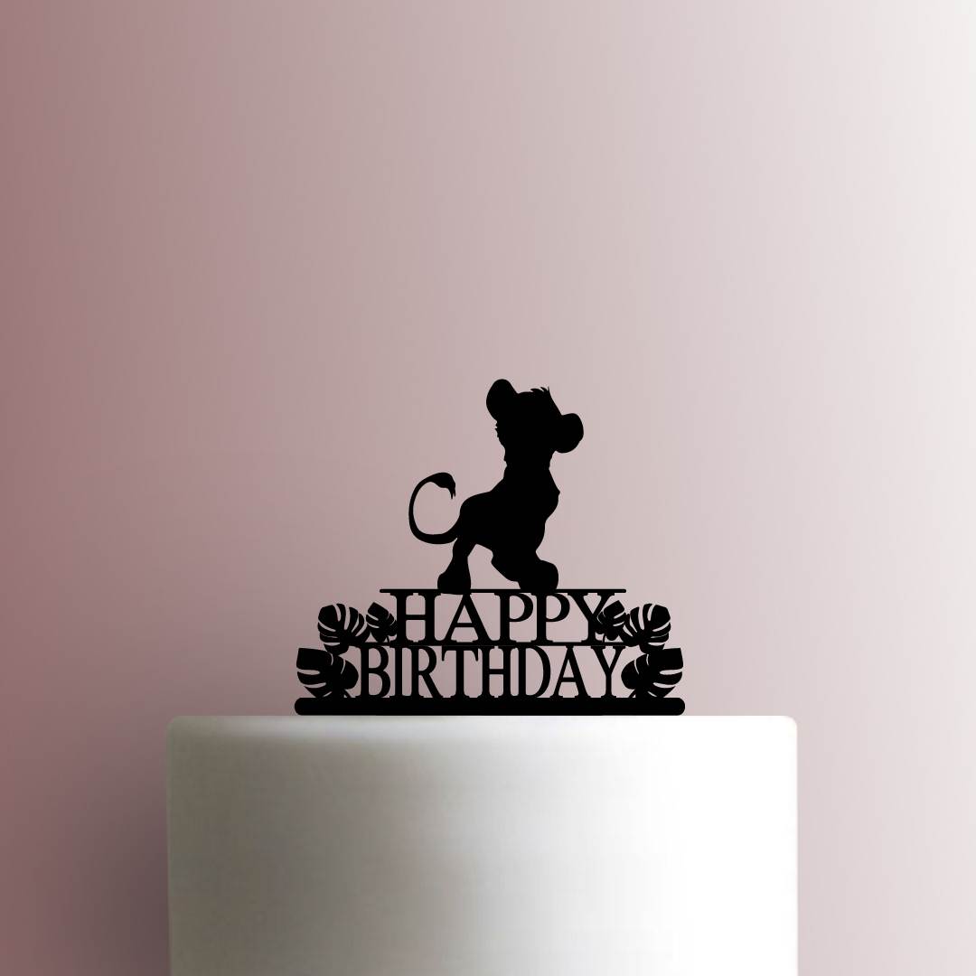 The Lion King - Simba Happy Birthday 225-B090 Cake Topper