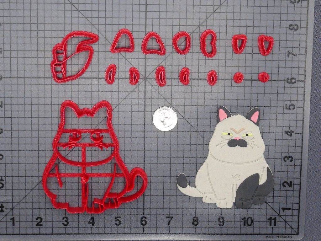 Luca - Machiavelli Cat Body 266-G903 Cookie Cutter Set