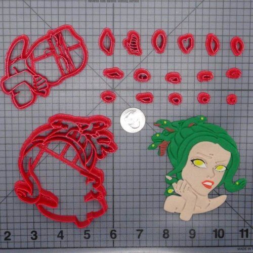 Medusa Snake Head 266-E450 Cookie Cutter Set