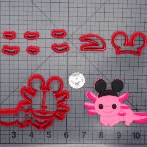 Mickey Mouse - Axolotl with Hat 266-G981 Cookie Cutter Set